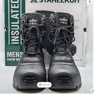 Staheekum Men’s “snow Boot” Rated -20 Degrees Waterproof Rubber Shell size 11